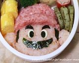 A picture of step 9 of For Charaben (Decorative Bentos) - Super Mario.