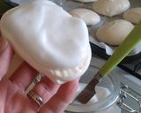 A picture of step 9 of Vickys Amazing Eggless Meringues, GF DF EF SF NF.