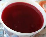 A picture of step 4 of Clean and Refreshing Red Shiso Juice.