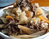 A picture of step 4 of Beef, Burdock Root and Ginger Rice with Leftovers.