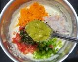 A picture of step 5 of Barley flour pudla.