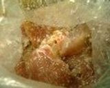 A picture of step 1 of Sautéed Shio-Koji Marinated Chicken Breast with Wasabi-Soy Sauce-Mayonnaise.