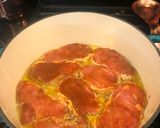 A picture of step 4 of Smothered chicken or pork chops (shown with pork chops) Amethyst spin.