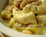 A picture of step 11 of Firm and Tender Potato Gnocchi with Cream Sauce.