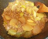 A picture of step 10 of Easy Nanban-style Curried Soboro and Daikon Radish.