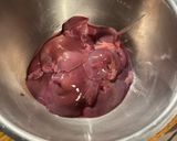 A picture of step 1 of Chicken liver pâté - Party menu🎈.