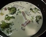 A picture of step 2 of Quick Cheese Cream Risotto.