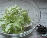 A picture of step 2 of Instant Cabbage and Shio-Konbu Tsukemono Pickles.
