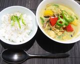 A picture of step 7 of Japanese-Style Green Curry.