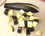 A picture of step 1 of This is in Heavy Rotation in the Summer! Eggplant, Onion and Tuna Salad with Ponzu Sauce.