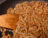 A picture of step 3 of Rice Bowl with Spicy Bean Sprout and Ground Pork Miso.