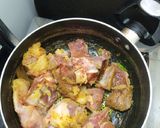 A picture of step 2 of Mutton pulao.