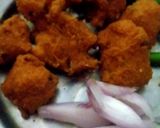 A picture of step 2 of Moong Dal bhajiya.