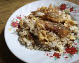 รูปขั้นตอนการทำที่ 3 ของ ข้าวผัดไข่ใส่ปลาสลิด
