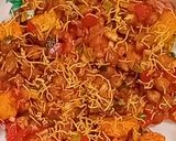 A picture of step 3 of Kala chana chaat.