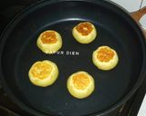Foto langkah ke 9 dari resep Bakpia isi Ubi Ungu Teflon.