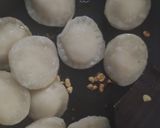 A picture of step 8 of Cheese Ravioli stuffed with paneer corn and herbs.