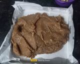 A picture of step 5 of Singhare Atta Ki Burfi.