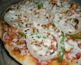 A picture of step 8 of Chicken Tikka Pizza.