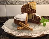 Foto del paso 16 de la receta: Bizcocho cebra de chocolate y naranja