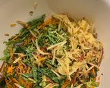 A picture of step 1 of Autumn coleslaw.