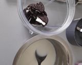 A picture of step 1 of Oreo Biscuit Ice-cream 😋.