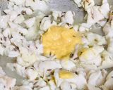 A picture of step 1 of Malabar paratha chicken sandwich.