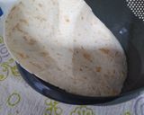 Foto del paso 3 de la receta Tortitas tipo fajitas con huevo rellenas 😜