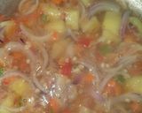 A picture of step 2 of Sweet potato soup.