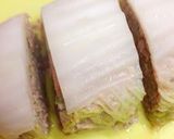 A picture of step 8 of Layered and Steamed Chinese Cabbage Leaves and Pork Mince.