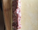 A picture of step 3 of Bacon, Beef And And Cheese Roll.