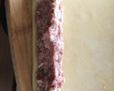 A picture of step 3 of Bacon, Beef And And Cheese Roll.