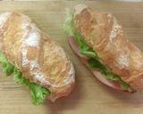 A picture of step 8 of Parisienne Sandwich Ham and Cheese.