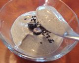 A picture of step 4 of Simple Tofu Black Sesame Blancmange.