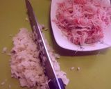 A picture of step 2 of Delicious Pan-Fried Imitation Crab Shumai.