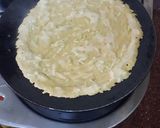 A picture of step 7 of Zucchini Cheela.