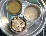 A picture of step 1 of பாதாம் அல்வா.