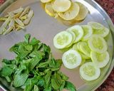 A picture of step 1 of Detox Water / Spa Water / Infused Water On The Go (Lemon cucumber mint ginger).