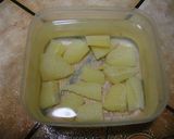 A picture of step 1 of Herring Roe New Year's Dish.