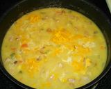 A picture of step 8 of Cheesy Ham and Potato soup.