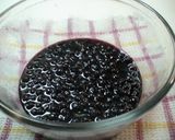 A picture of step 2 of Reduced Sugar Blueberry Jam Easily Made in the Microwave.