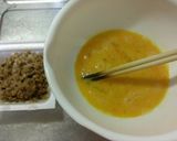 A picture of step 1 of Easy and Cheap Okonomiyaki-style Natto Omlette.