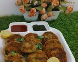 A picture of step 7 of Crispy, Potato, sweet corn cheese cutlets.