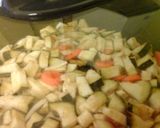 A picture of step 4 of Irmgards iffits bung it all in Soup very healthy and low calorie.