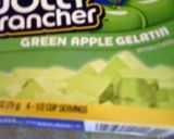 A picture of step 1 of Jolly ranchers green apple pie.