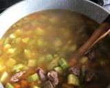 A picture of step 6 of Vegetable Soup with Meat.