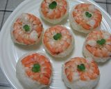 A picture of step 8 of Temari Sushi Balls with Shrimp.