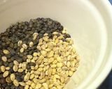A picture of step 3 of Pearl Barley Veggie Soup (antioxidant boosting and no oil).