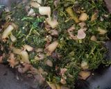A picture of step 3 of Methi Sag.