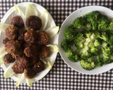 Foto del paso 13 de la receta: Albóndigas chafadas o mini-hamburguesas...con brócoli 🥦